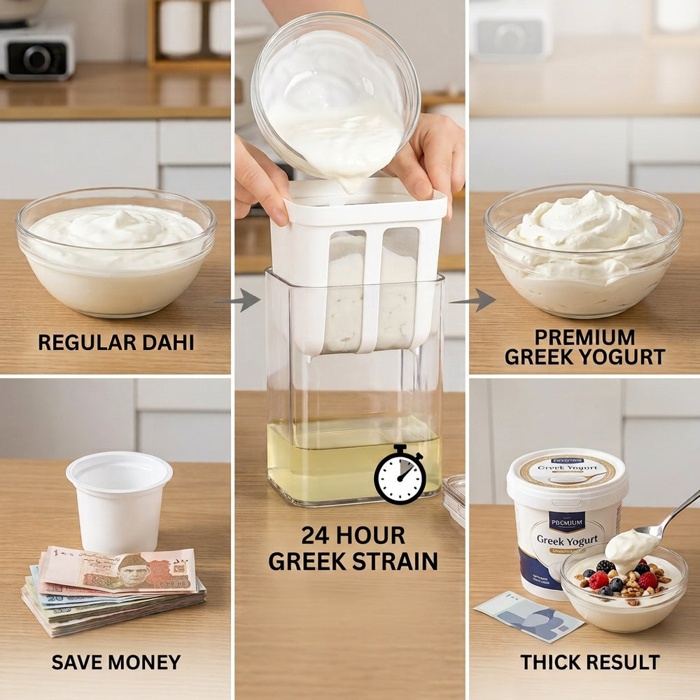Automatic Yogurt Strainer & Greek Yogurt Maker