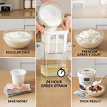 Automatic Yogurt Strainer & Greek Yogurt Maker